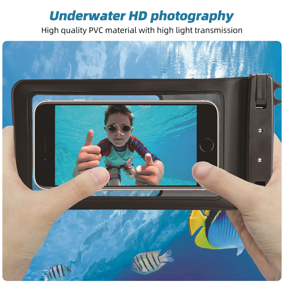 Waterproof Swim Bag Phone Case Cover For iPhone 11 12 13 14 15 Pro Max Huawei Mate 60 Xiaomi13 Water proof Pouch Sensitive Touch