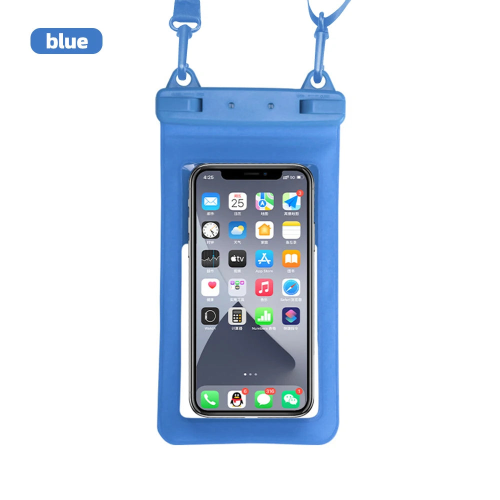 Waterproof Swim Bag Phone Case Cover For iPhone 11 12 13 14 15 Pro Max Huawei Mate 60 Xiaomi13 Water proof Pouch Sensitive Touch