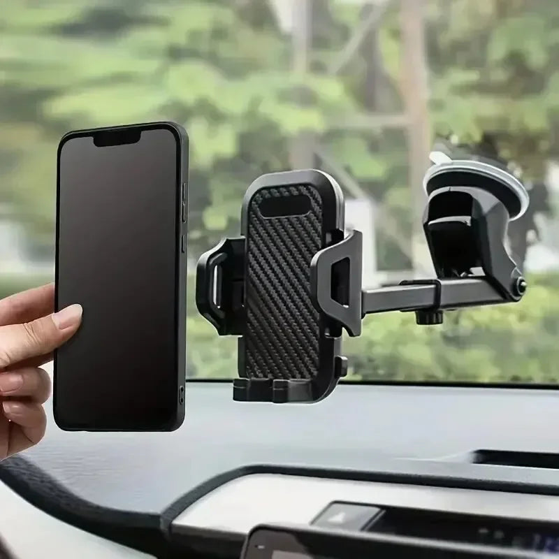 NEW Sucker Mount 360° Rotation Car Phone Holder Cellphone Stand Stable Suction Cup Support in Car Universal Mobilephone Bracket