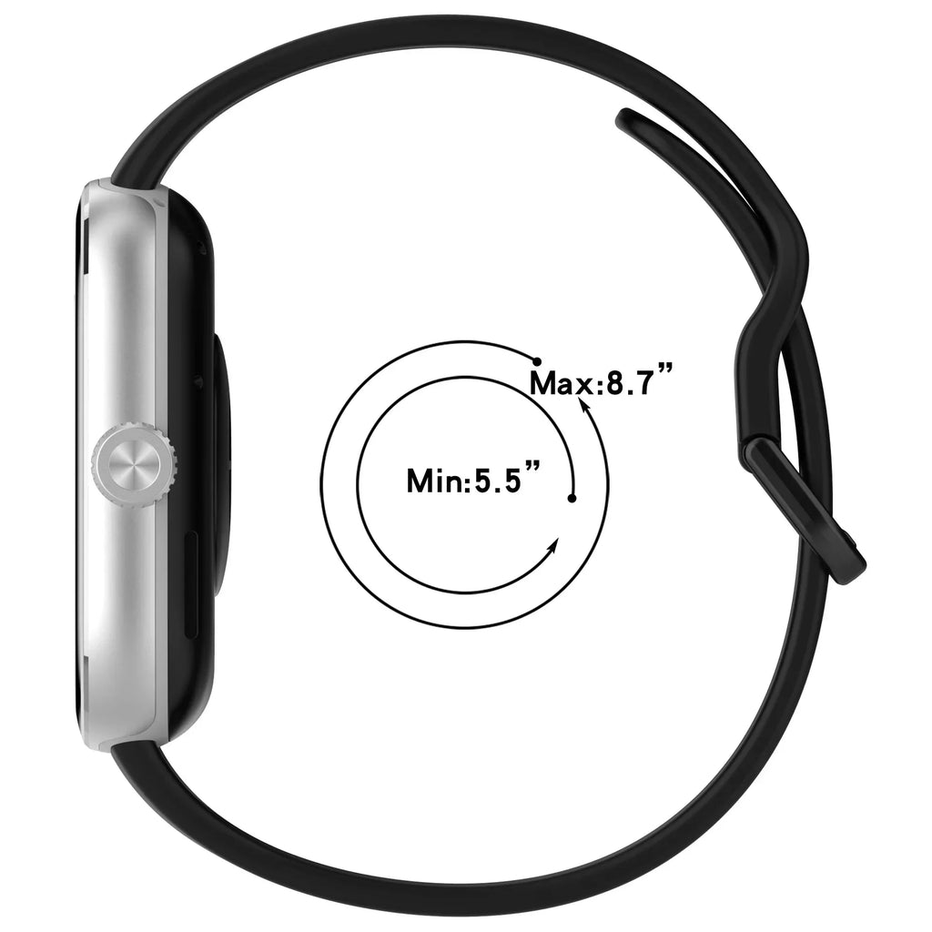 Replacement Silicone Strap For Redmi Watch 5 eSIM Smart Watch WristBand Bracelet Band For Xiaomi 8 9 Pro Redmi Watch 4 5 Straps