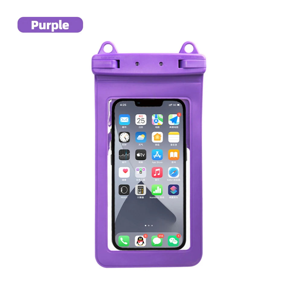 Waterproof Swim Bag Phone Case Cover For iPhone 11 12 13 14 15 Pro Max Huawei Mate 60 Xiaomi13 Water proof Pouch Sensitive Touch