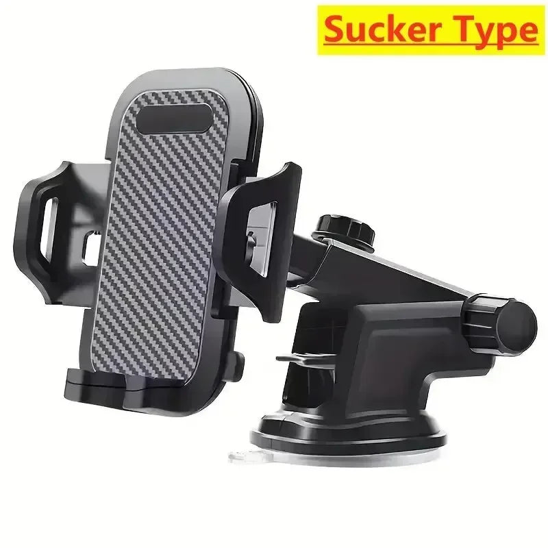 NEW Sucker Mount 360° Rotation Car Phone Holder Cellphone Stand Stable Suction Cup Support in Car Universal Mobilephone Bracket