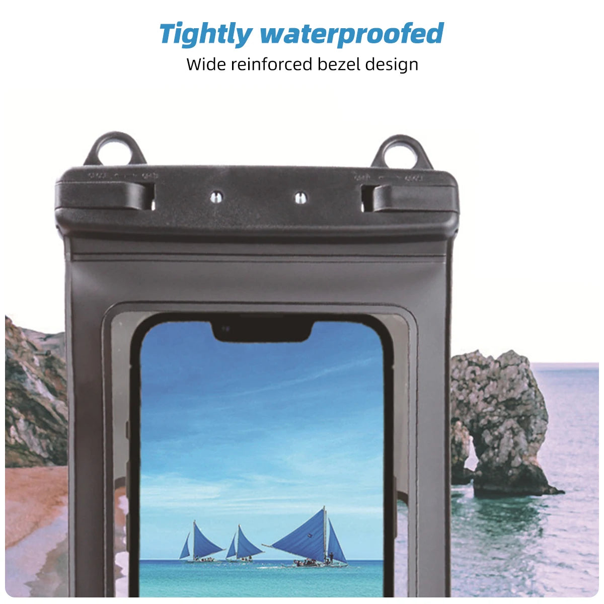 Waterproof Swim Bag Phone Case Cover For iPhone 11 12 13 14 15 Pro Max Huawei Mate 60 Xiaomi13 Water proof Pouch Sensitive Touch