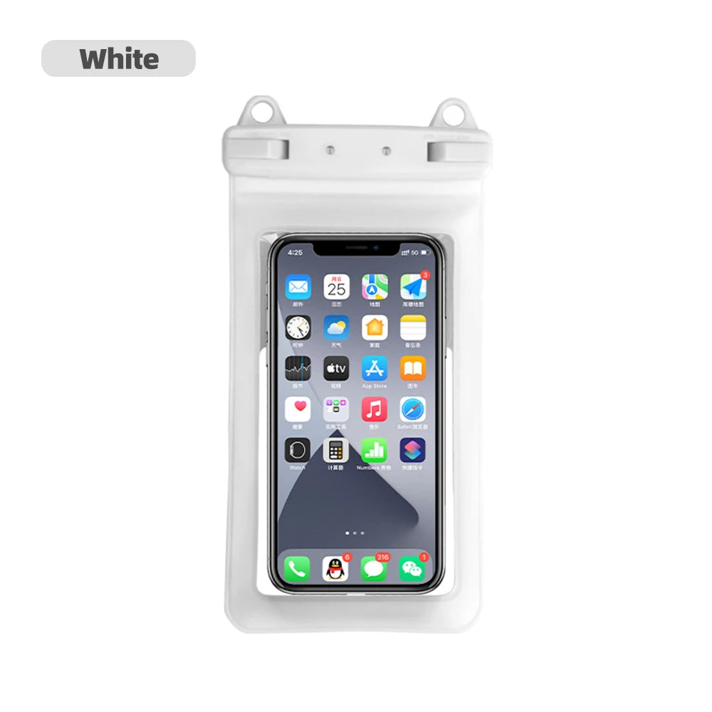 Waterproof Swim Bag Phone Case Cover For iPhone 11 12 13 14 15 Pro Max Huawei Mate 60 Xiaomi13 Water proof Pouch Sensitive Touch