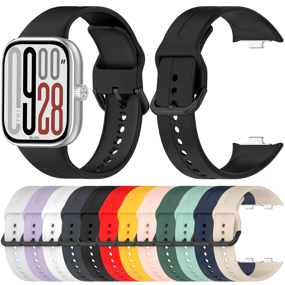 Replacement Silicone Strap For Redmi Watch 5 eSIM Smart Watch WristBand Bracelet Band For Xiaomi 8 9 Pro Redmi Watch 4 5 Straps